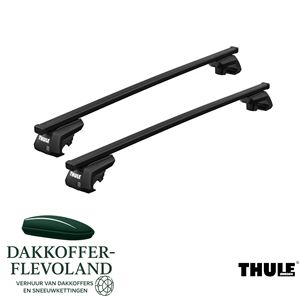 Dakdrager set voor auto's met open dakrails Dakdrager set voor auto's met open dakrails